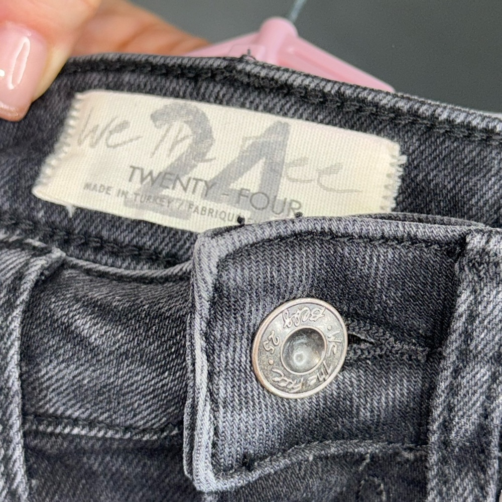 Free People High Waisted Jegging in Black - Picture 5 of 5